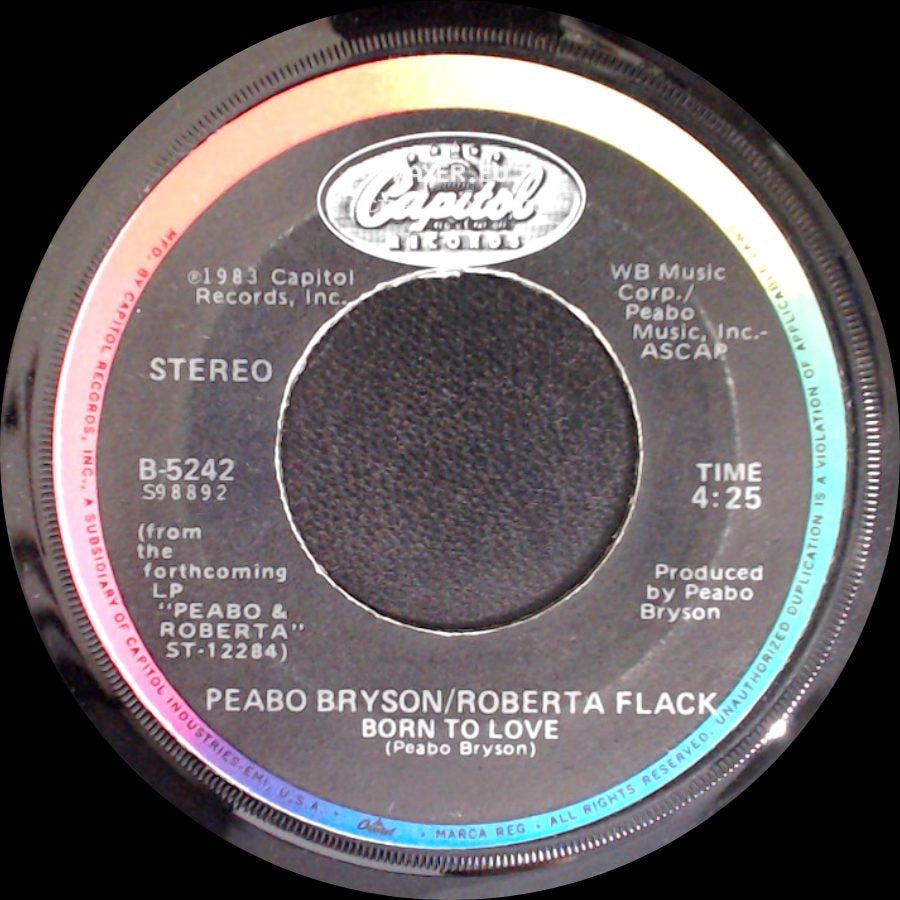 Peabo Bryson/Roberta Flack - Tonight I Celebrate My Love / Born To Love side B