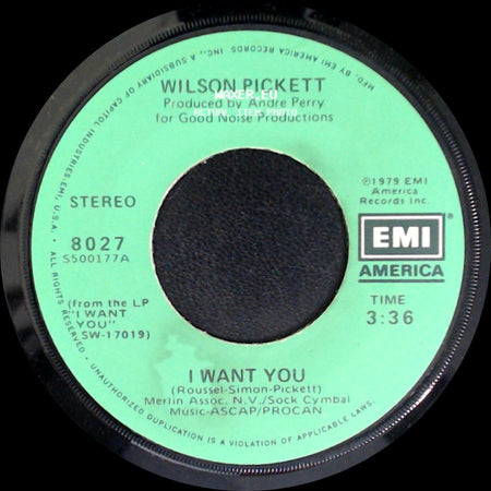 Wilson Pickett - I Want You / Love Of My Life side A