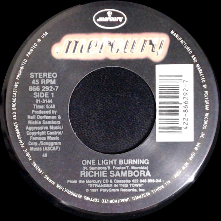 Richie Sambora - One Light Burning / River Of Love side A