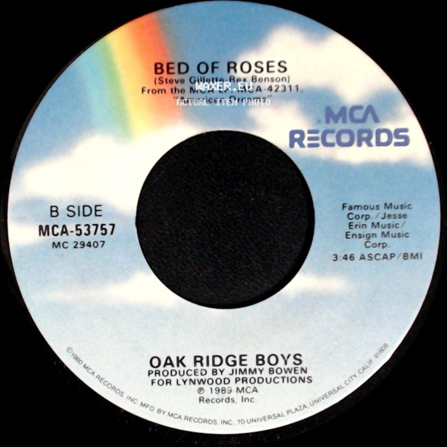 Oak Ridge Boys - No Matter How High / Bed Of Roses side B