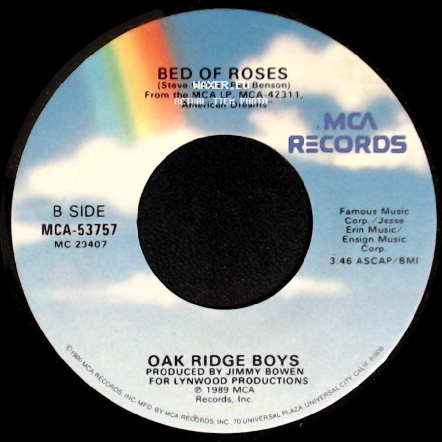 Oak Ridge Boys - No Matter How High / Bed Of Roses side B
