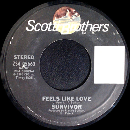 Survivor - Feels Like Love / Burning Heart side A