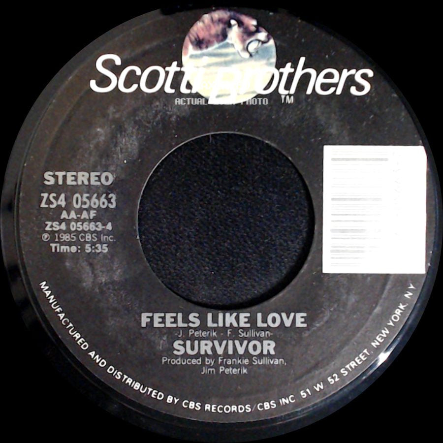 Survivor - Feels Like Love / Burning Heart side A