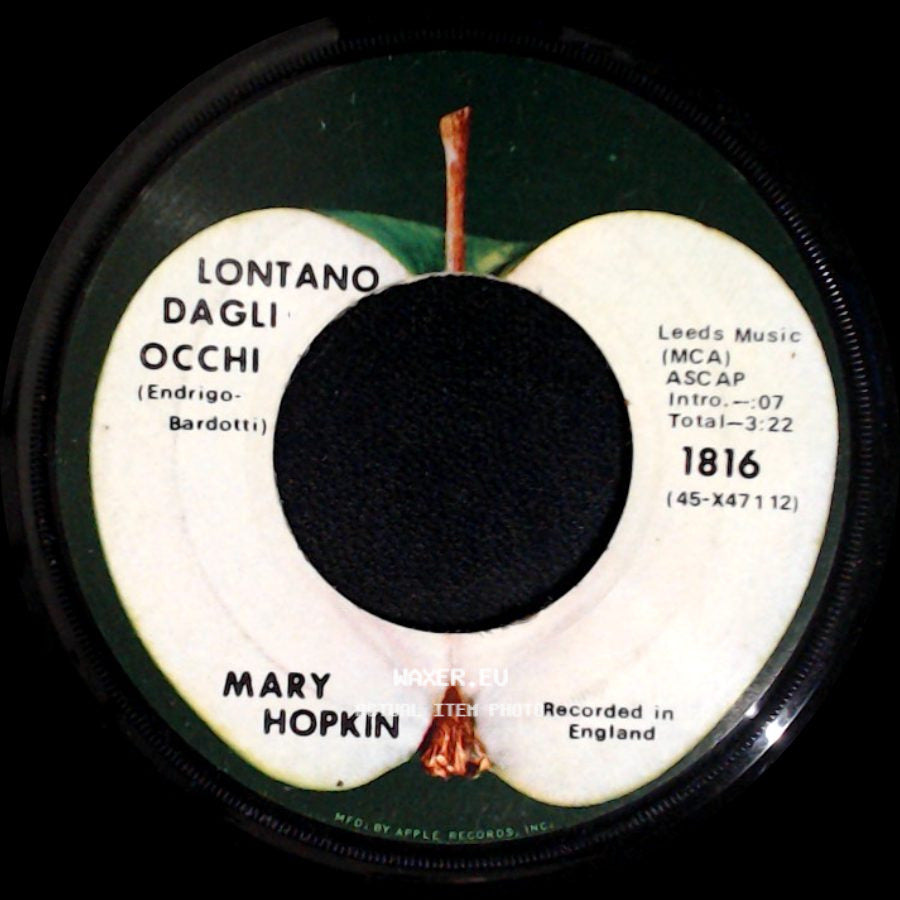 Mary Hopkin - Temma Harbour / Lontano Dagli Occhi side B