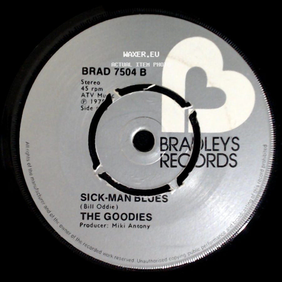 The Goodies - The Funky Gibbon / Sick-Man Blues side B