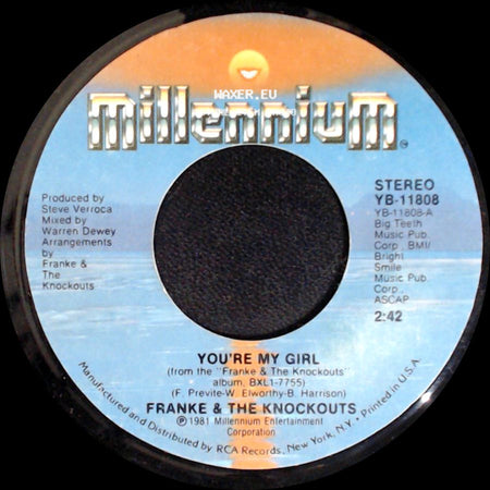 Franke & The Knockouts - You're My Girl / Tell Me Why side A