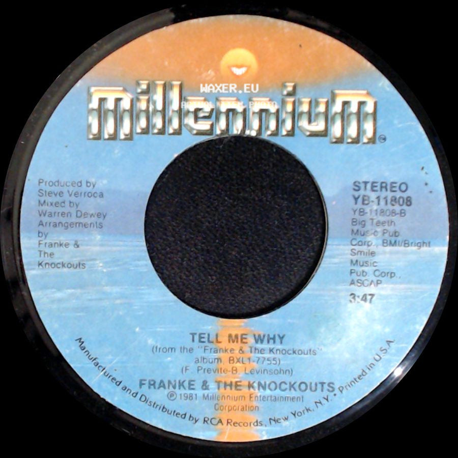 Franke & The Knockouts - You're My Girl / Tell Me Why side B
