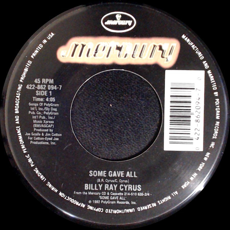 Billy Ray Cyrus - Some Gave All / Star Spangled Banner side A