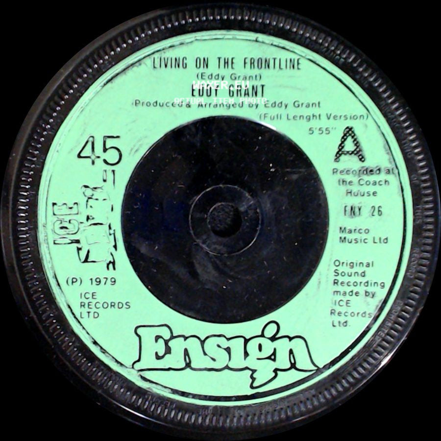 Eddy Grant - Living On The Frontline / Frontline Symphony side A