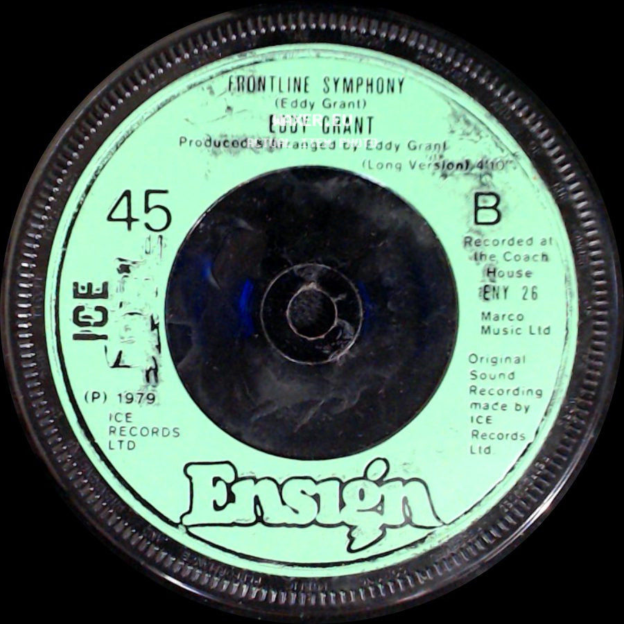 Eddy Grant - Living On The Frontline / Frontline Symphony side B