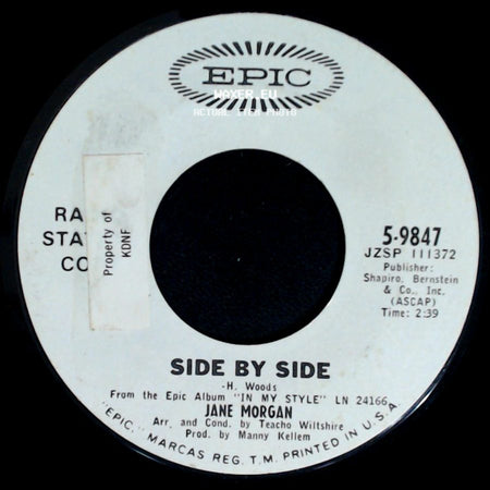 Jane Morgan - Side By Side / Till I Waltz Again With You side A