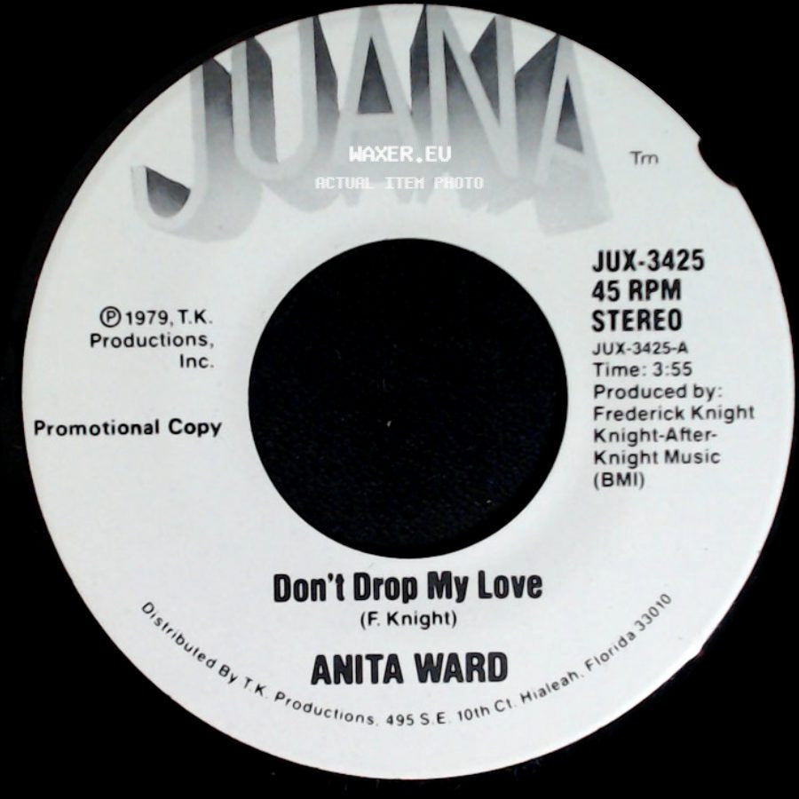 Anita Ward - Don't Drop My Love / Don't Drop My Love side A