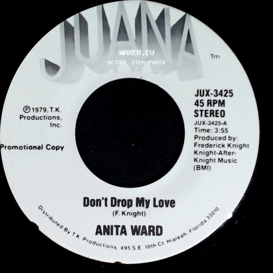 Anita Ward - Don't Drop My Love / Don't Drop My Love side A