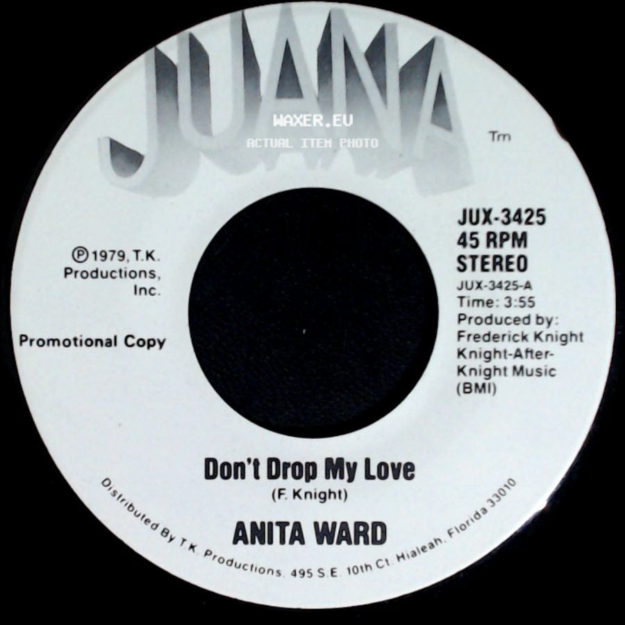 Anita Ward - Don't Drop My Love / Don't Drop My Love side A