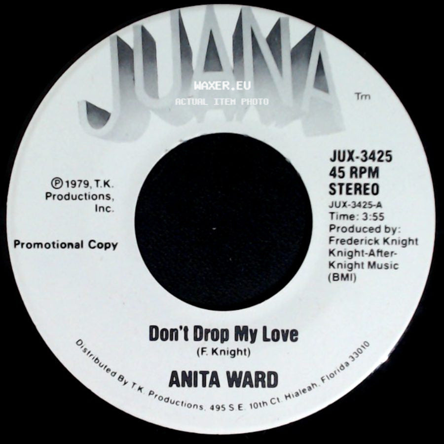 Anita Ward - Don't Drop My Love / Don't Drop My Love side A