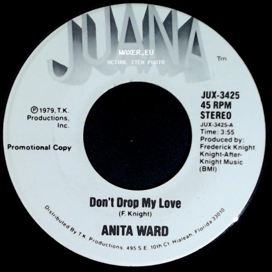Anita Ward - Don't Drop My Love / Don't Drop My Love side A