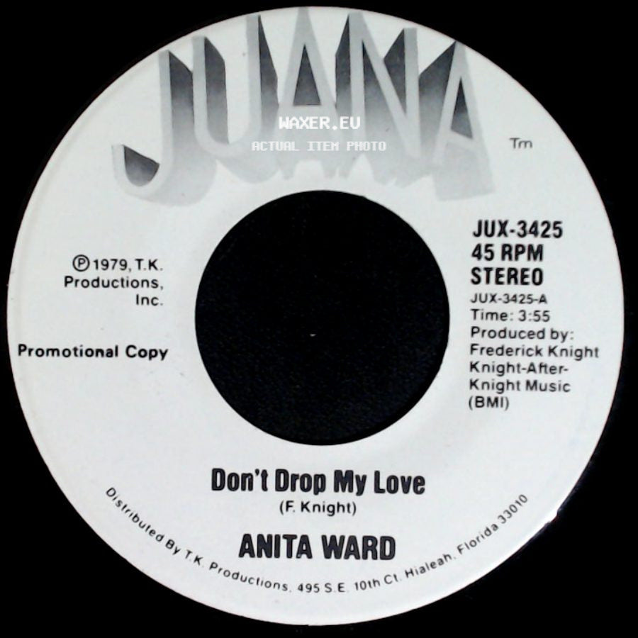 Anita Ward - Don't Drop My Love / Don’t Drop My Love side A