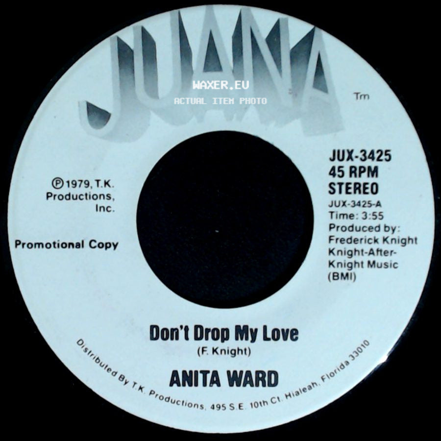 Anita Ward - Don't Drop My Love / Don't Drop My Love side A