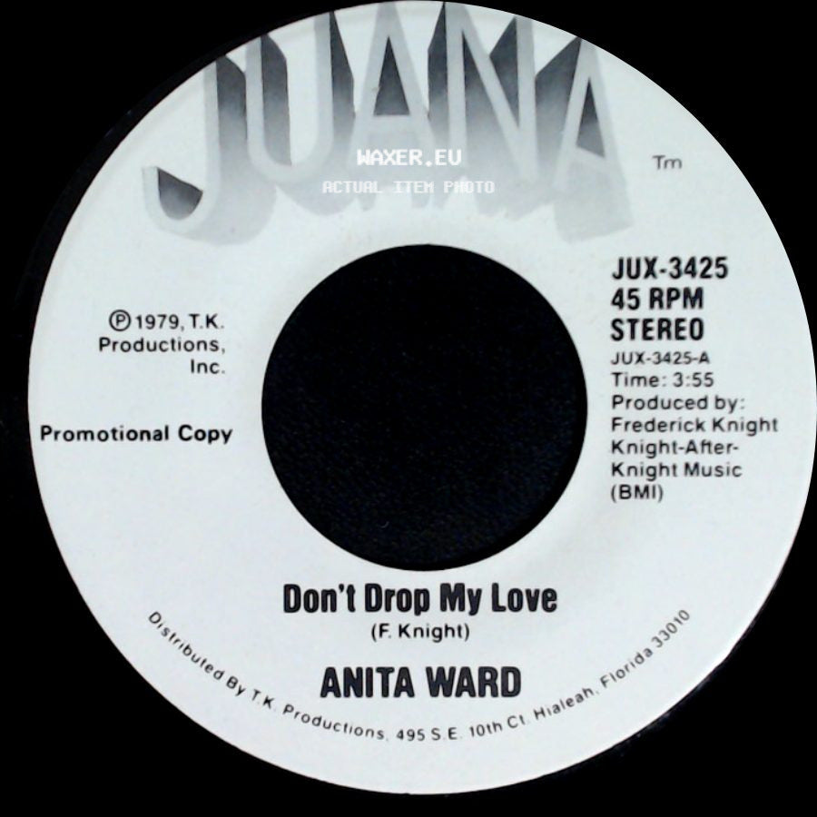 Anita Ward - Don't Drop My Love / Don't Drop My Love side B