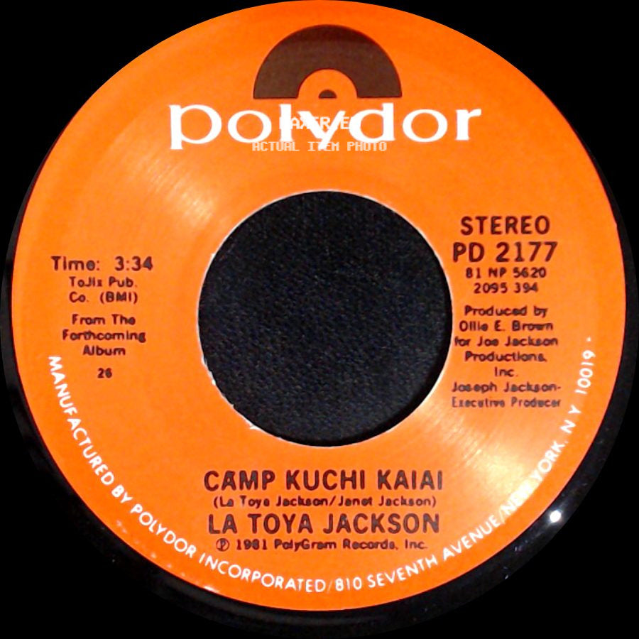 La Toya Jackson - Stay The Night / Camp Kuchi Kai Ai side B