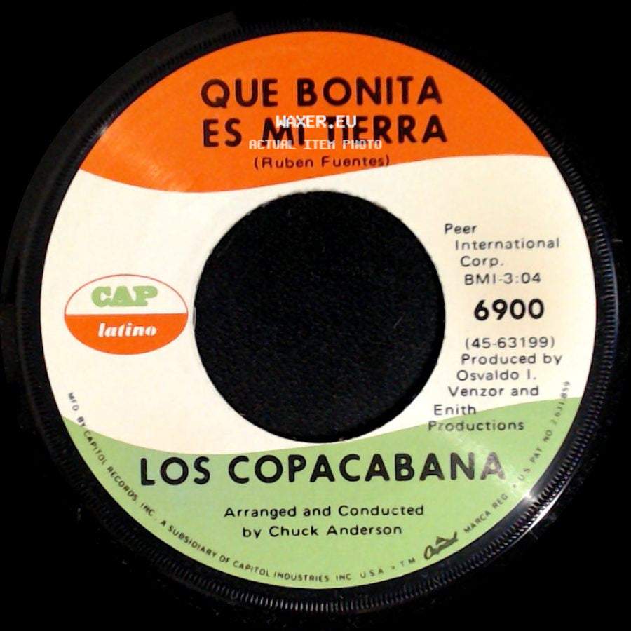 Los Copacabana - Que Bonita Es Mi Tierra / Hare Krishna side A