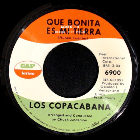 Los Copacabana - Hare Krishna / Que Bonita Es Mi Tierra side B