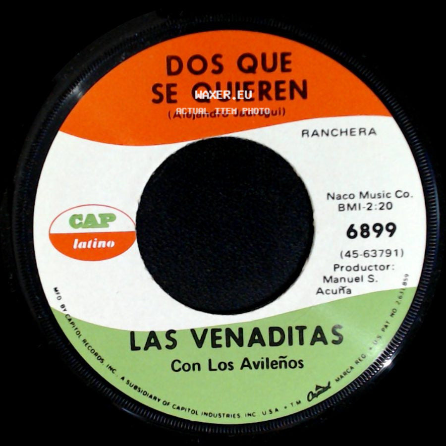 Las Venaditas Con Los Avileños - Historia De Un Preso / Dos Que Se Quieren side B