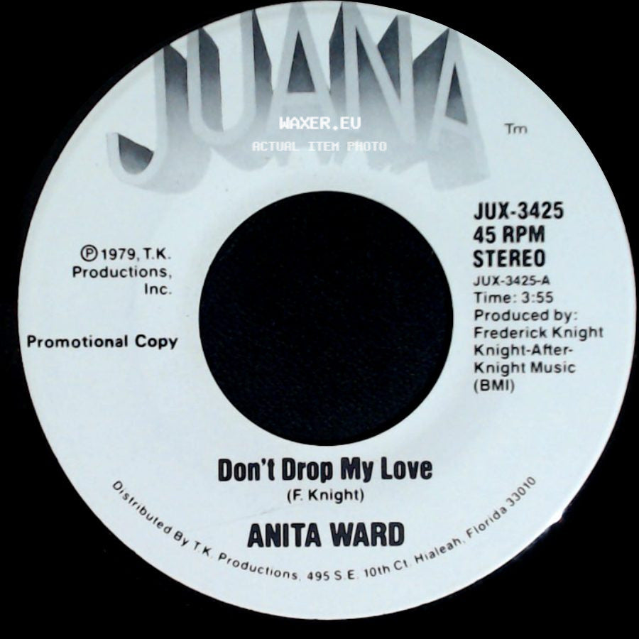 Anita Ward - Don't Drop My Love / Don't Drop My Love side B