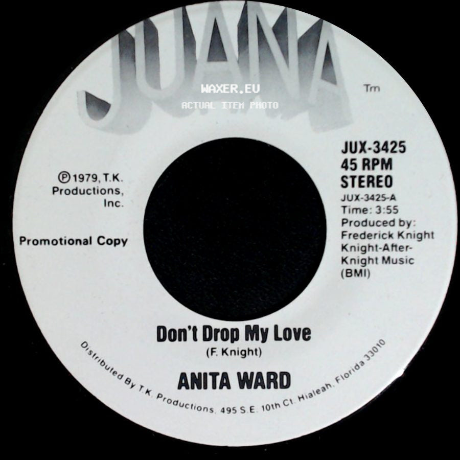 Anita Ward - Don't Drop My Love / Don't Drop My Love side A