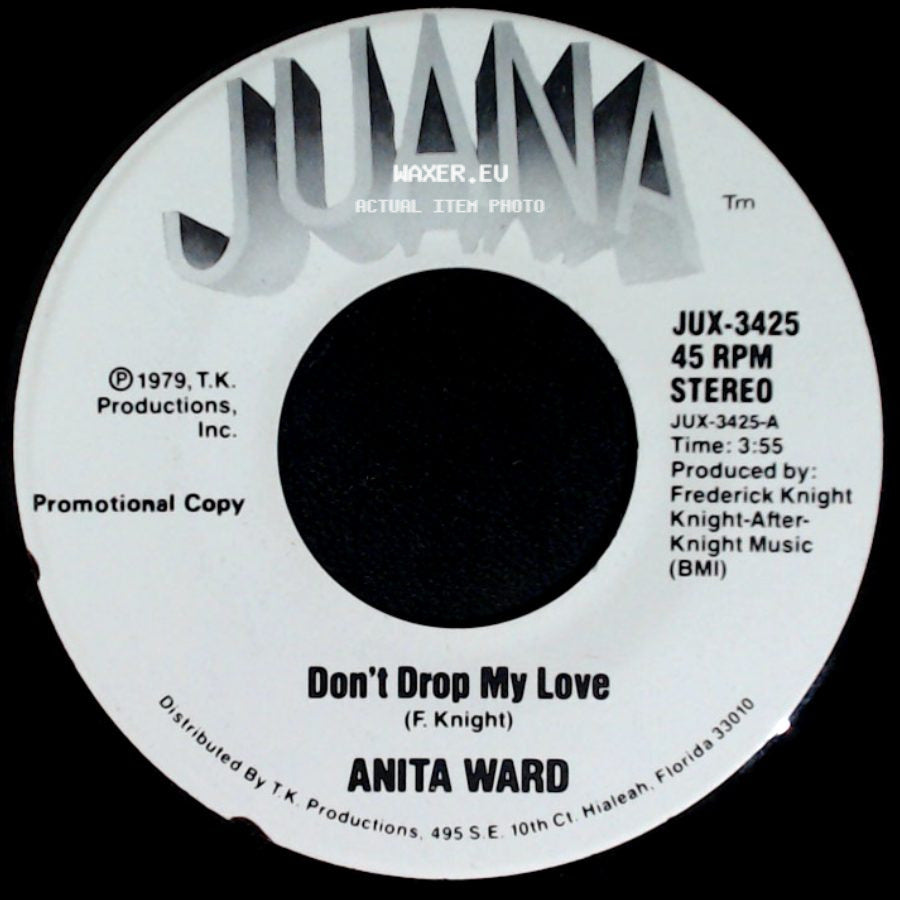 Anita Ward - Don't Drop My Love / Don't Drop My Love side B