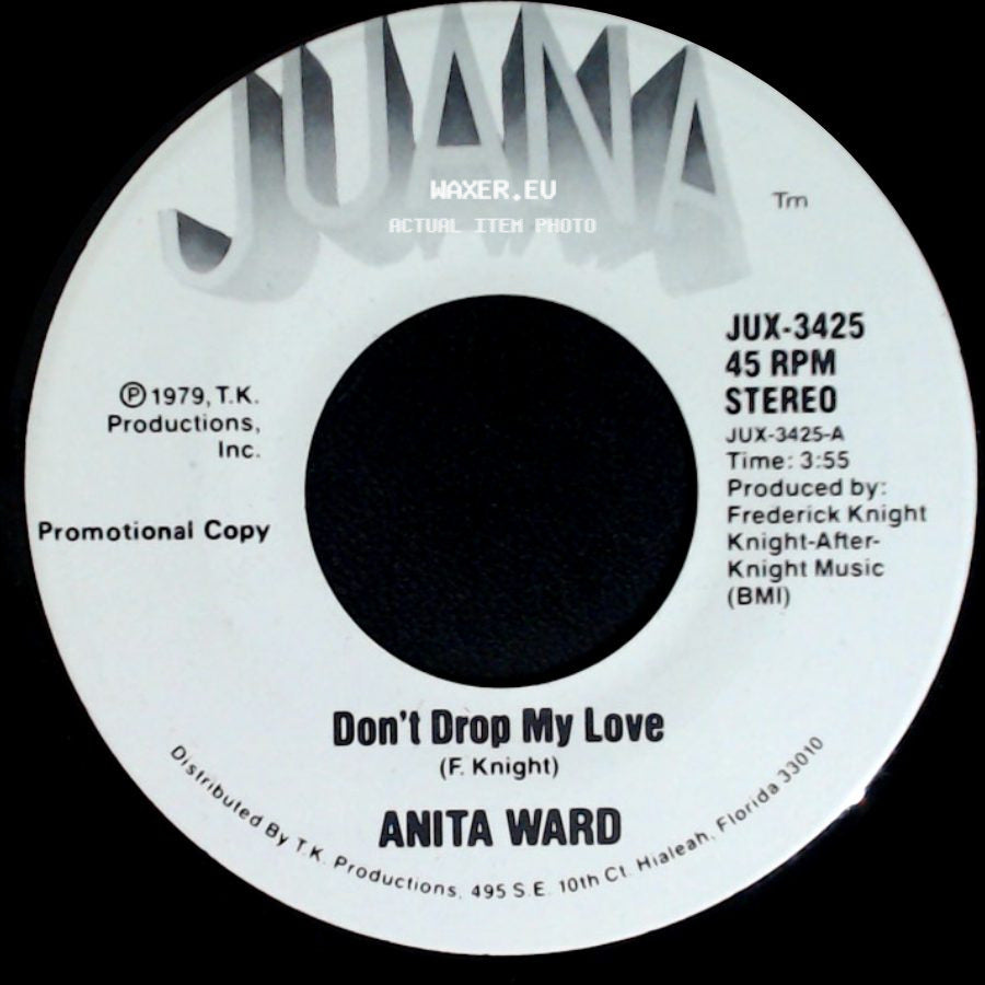Anita Ward - Don't Drop My Love / Don't Drop My Love side A