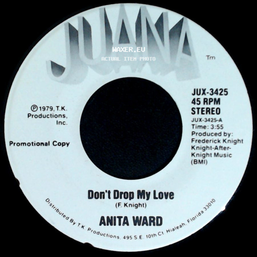 Anita Ward - Don't Drop My Love / Don't Drop My Love side B