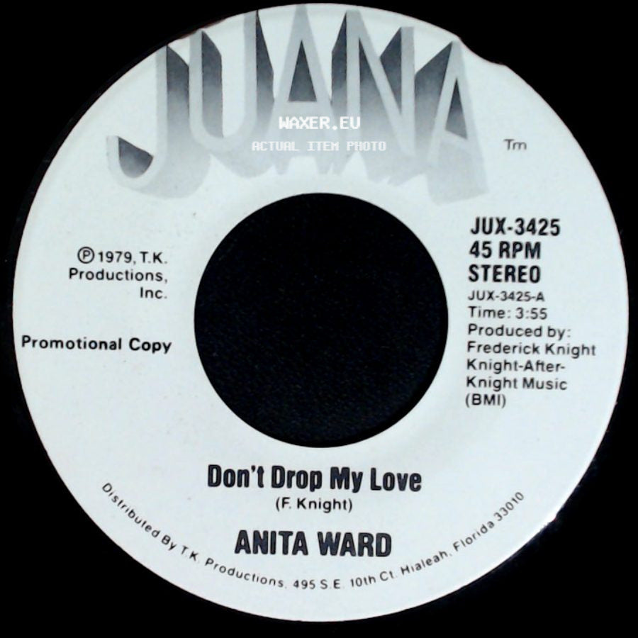Anita Ward - Don't Drop My Love / Don't Drop My Love side A