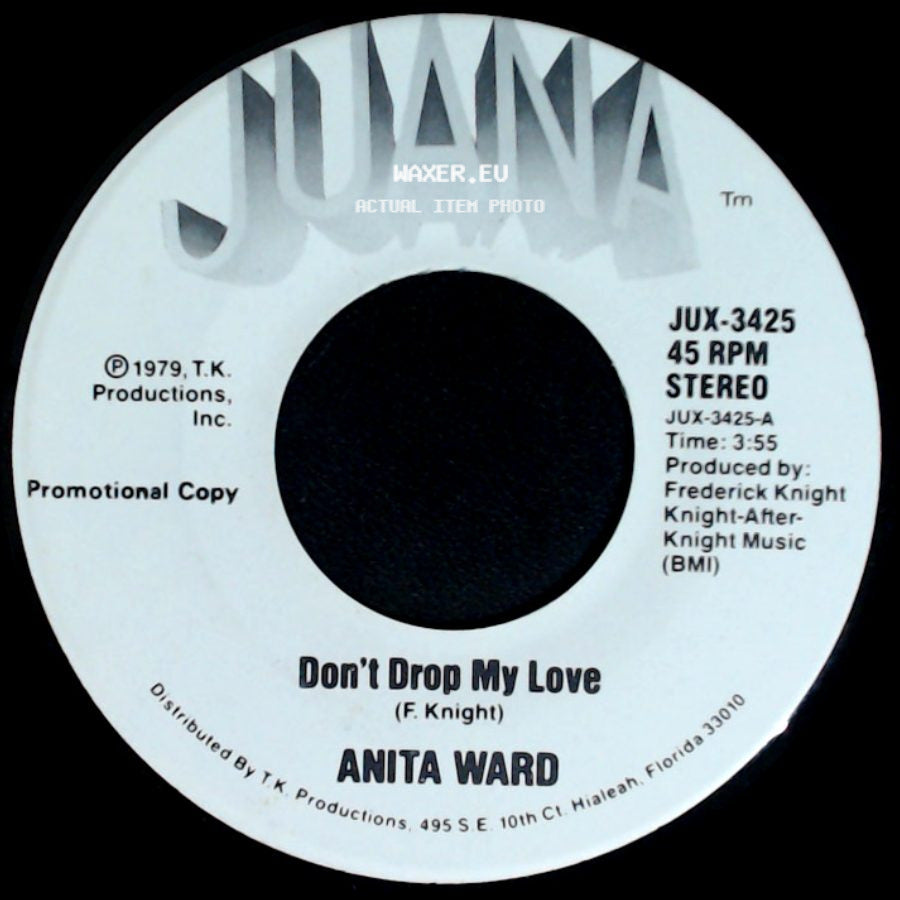 Anita Ward - Don't Drop My Love / Don't Drop My Love side B