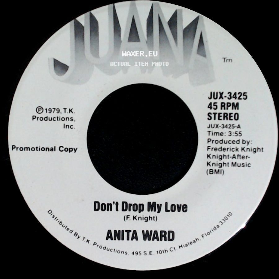 Anita Ward - Don't Drop My Love / Don't Drop My Love side A