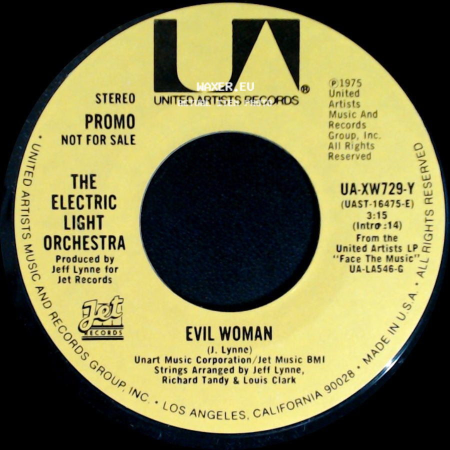 The Electric Light Orchestra - Evil Woman / Evil Woman side A