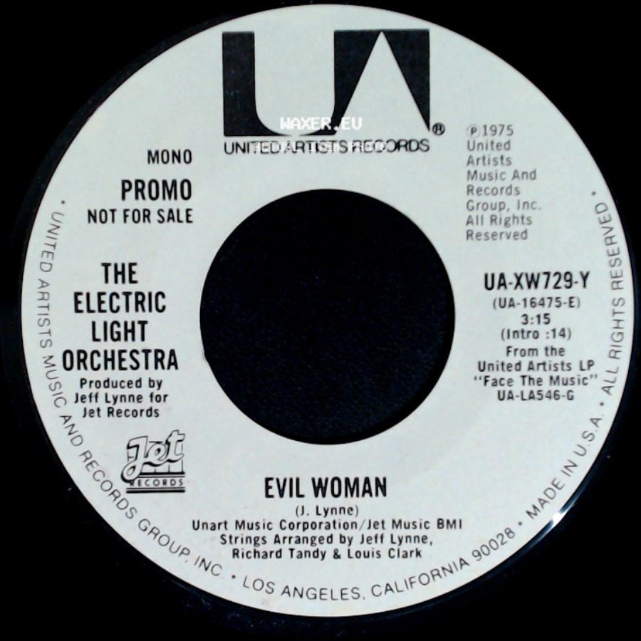 The Electric Light Orchestra - Evil Woman / Evil Woman side B