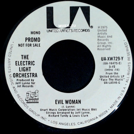The Electric Light Orchestra - Evil Woman / Evil Woman side B