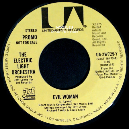 The Electric Light Orchestra - Evil Woman / Evil Woman side A