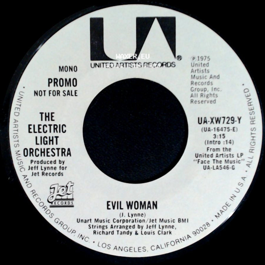 The Electric Light Orchestra - Evil Woman / Evil Woman side B