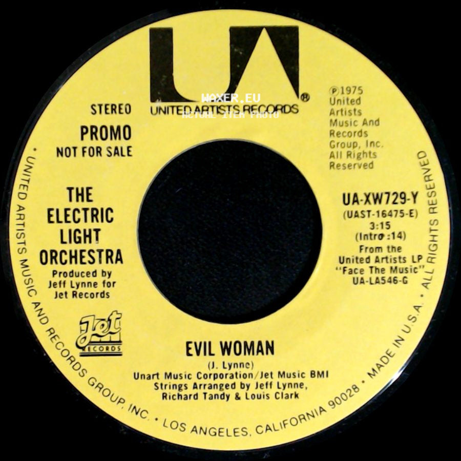 The Electric Light Orchestra - Evil Woman / Evil Woman side A