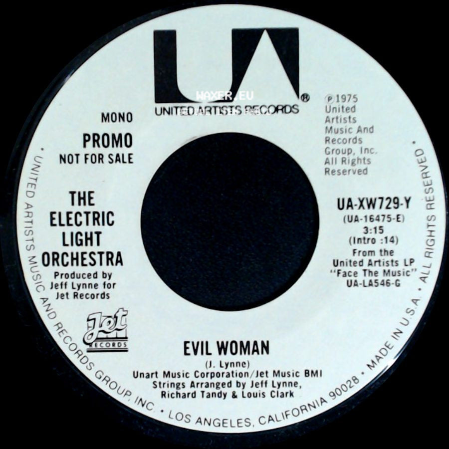 The Electric Light Orchestra - Evil Woman / Evil Woman side B