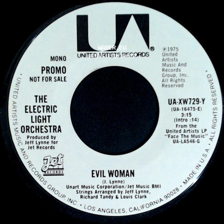 The Electric Light Orchestra - Evil Woman / Evil Woman side B