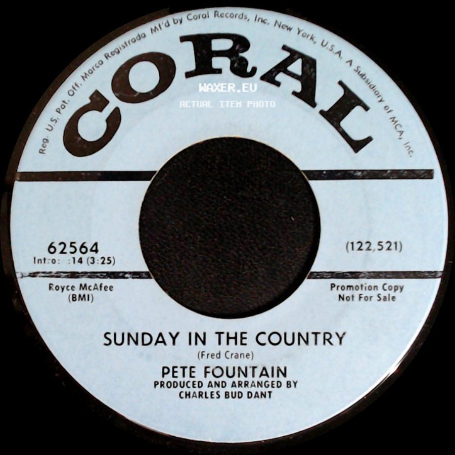 Pete Fountain - Sunday In The Country / Applause side A