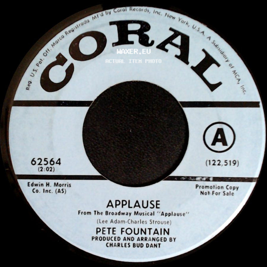 Pete Fountain - Sunday In The Country / Applause side B