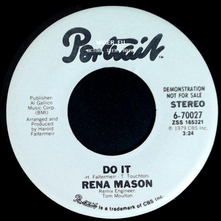 Rena Mason - Do It / Do It side B