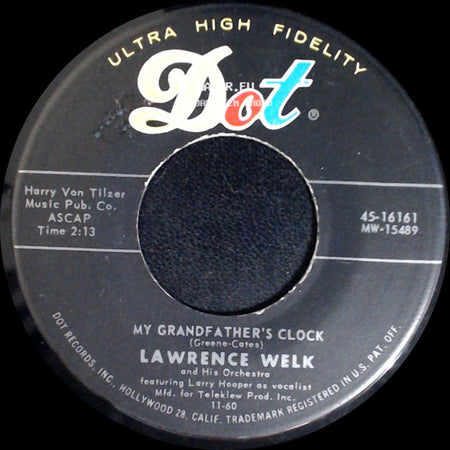 Lawrence Welk And His Orchestra - Calcutta / My Grandfather's Clock side B