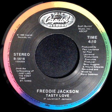 Freddie Jackson - Tasty Love / I Wanna Say I Love You side A
