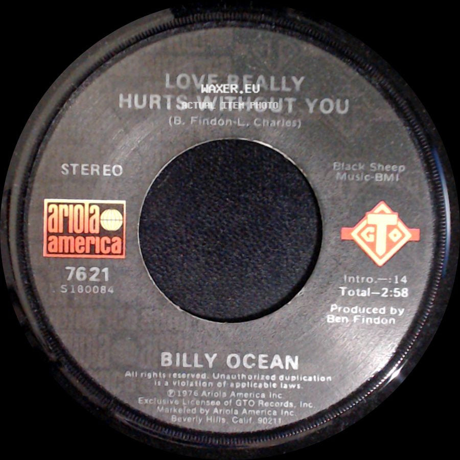 Billy Ocean - You're Running Outa Fools / Love Really Hurts Without You side B
