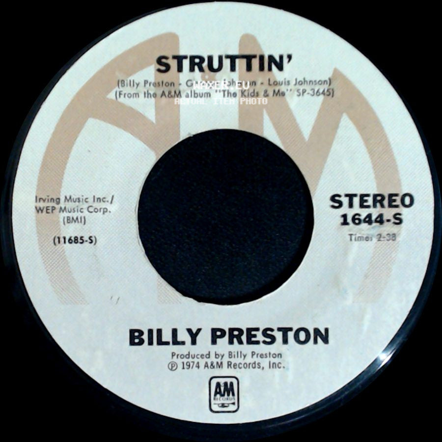 Billy Preston - Struttin' / Struttin' side A